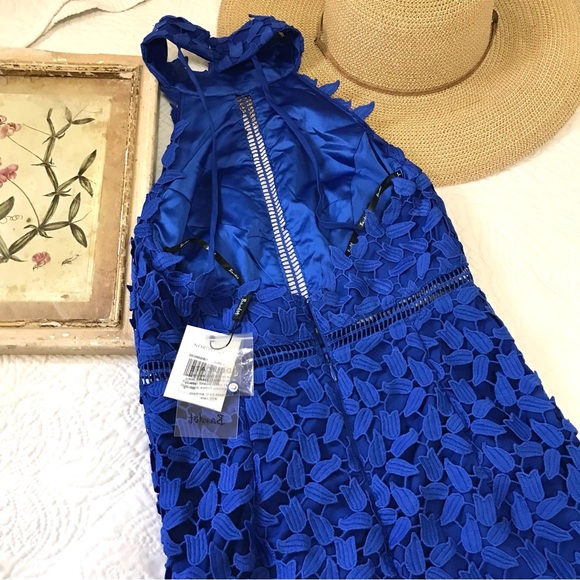 NWT Bardot Gemma Dress in Cobalt Blue - Picture 11 of 16